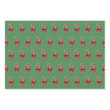 Red Candy Canes On A Green Background