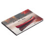 Red Canoe On Autumn Lake Guest Book