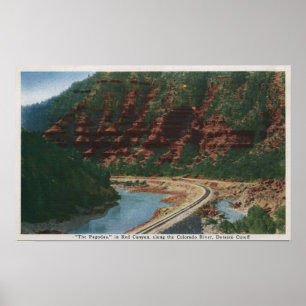 Red Canyon, Colorado Poster