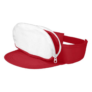 Red Cap-sac Visor