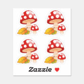 Petit champignon Toadstool, Vinyl Sticker Decals