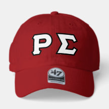 Red Cap with Letters