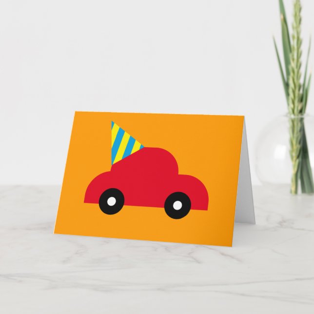 Red Car Card (Front)