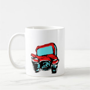 Red Car Coffee Mug