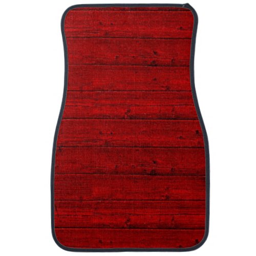 Red  car floor mat
