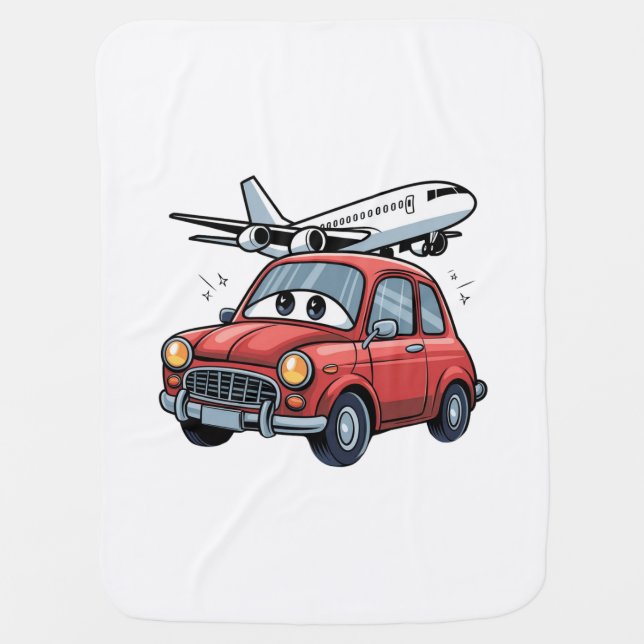 Red Car Kid Blanket (Front)