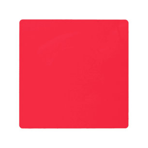 Red Card Metal Wall Art   Bold Minimalist Design