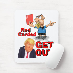 Red Carded Mouse Pad
