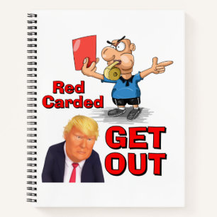 Red Carded Notebook