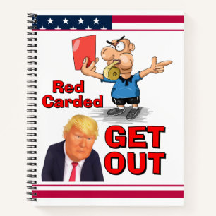 Red Carded Notebook