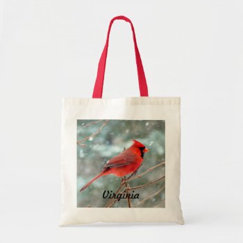 Red Cardinal Bird Bag by cbendel at Zazzle