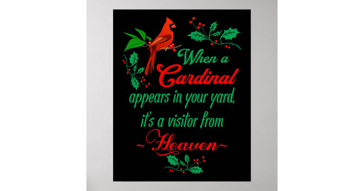 When a cardinal appears in your yard heaven bird T-Shirt