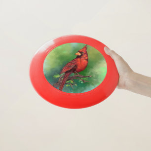 Red Cardinal Bird Frisbee