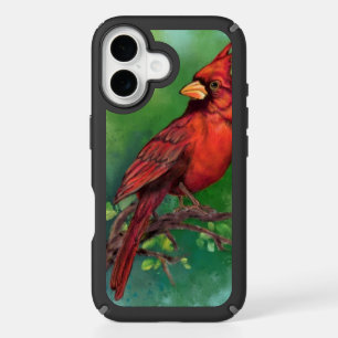 Red Cardinal Bird iPhone Case