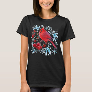 Just A Girl Who Loves Cardinals Funny Cardinal Bird Lover Premium T-Shirt