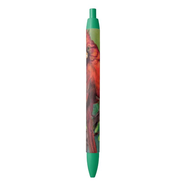 Red Cardinal Bird Pen (Front Vertical)