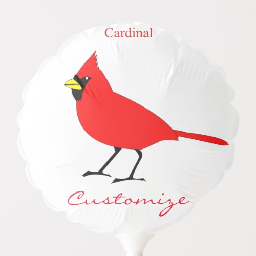 Red Cardinal Bird Thunder_Cove Balloon