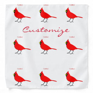 Red Cardinal Bird Thunder_Cove Bandana