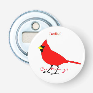 Red Cardinal Bird Thunder_Cove Bottle Opener