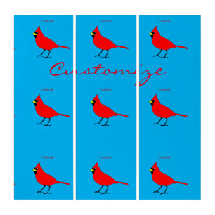 Red Cardinal Bird Thunder_Cove Triptych