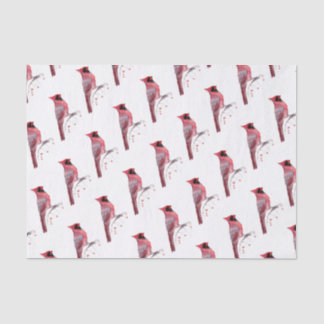 Red Cardinal Bird Tissue Paper