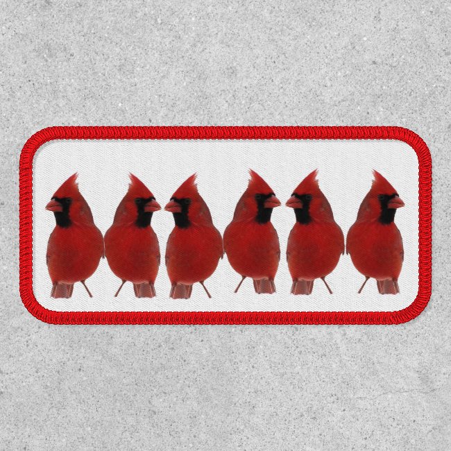 Red Cardinal Birds Animal Patch
