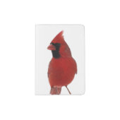 Red Cardinal Birds Passport Holder (Front)