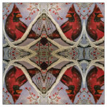 Red Cardinal Branches Fabric