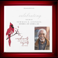 Red Cardinal Celebration of Life Photo