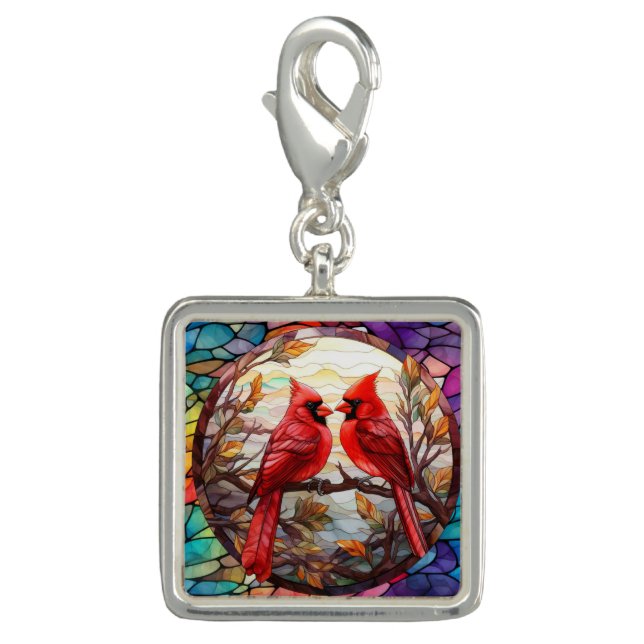 Red Cardinal Charm  (Front)