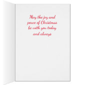 Red Cardinal Christmas Card (Inside (Right))