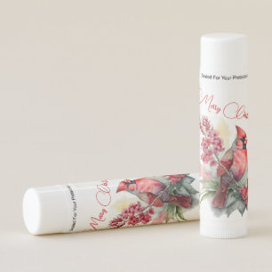 Red Cardinal Christmas Lip Balm