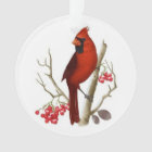 Red Cardinal Christmas Ornament