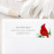 Red Cardinal Funeral Return Address