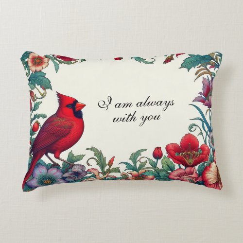 Red Cardinal Gifts Sympathy Keepsake Memorial Accent Pillow