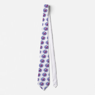 Red Cardinal in the Blizzard Tie