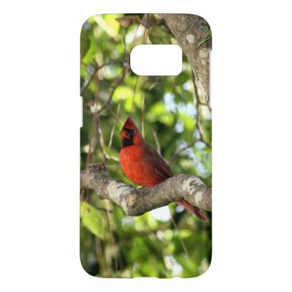 Red Cardinal in Tree Samsung Galaxy S7 Case