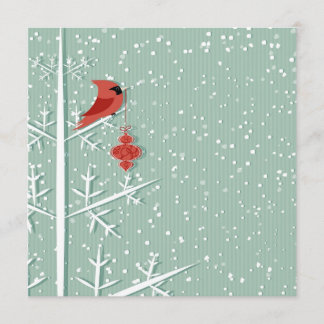 Red Cardinal Invitation