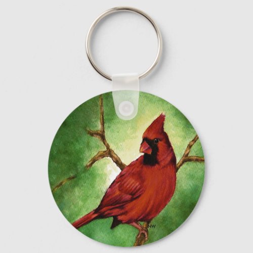 Red Cardinal Key Chain