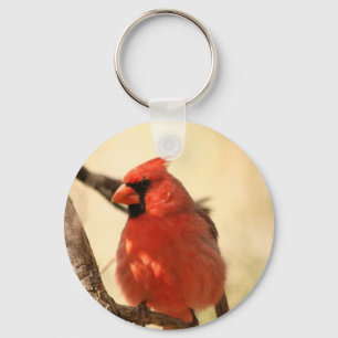 Red Cardinal Keychain