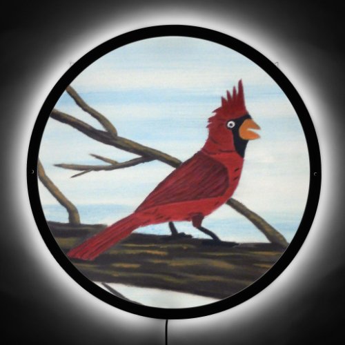 Red Cardinal LED Sign