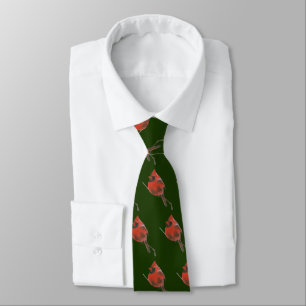 Red Cardinal Neck Tie