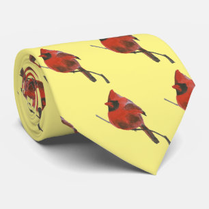 Red Cardinal Neck Tie