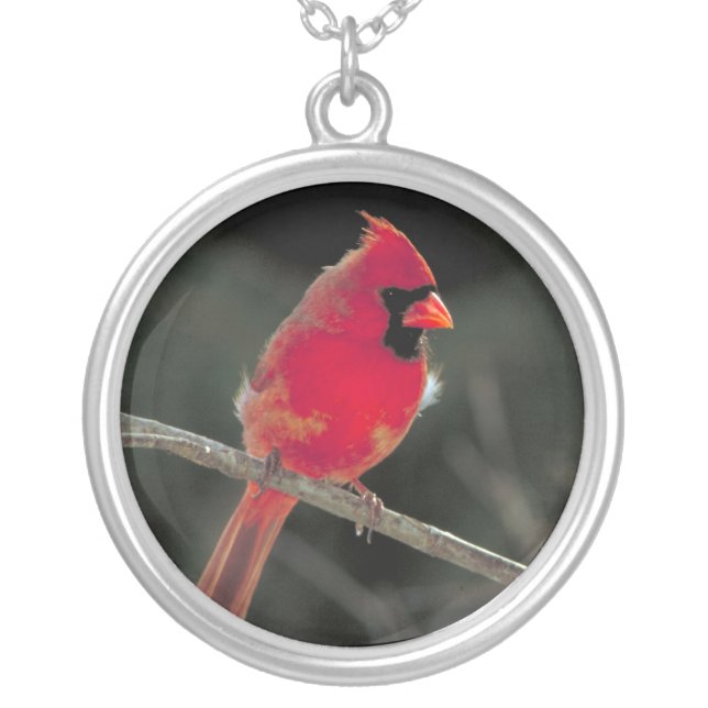 Red Cardinal Necklace (Front)