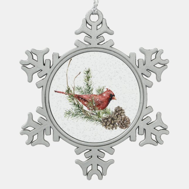 Red Cardinal Ornament (Front)