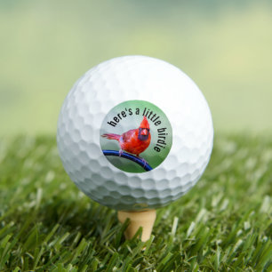 Red Cardinal Photography  Golf Balls
