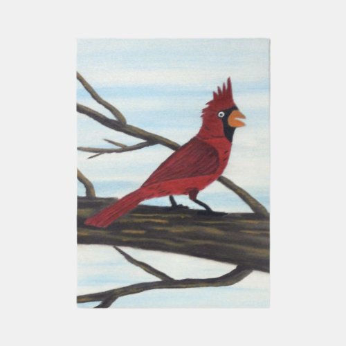 Red Cardinal Rug