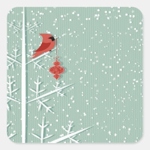 Red Cardinal Sticker