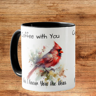 Red Cardinal ''Sympathy'' Personalize Mug
