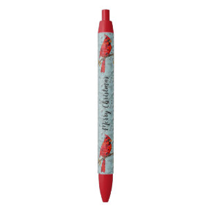 Red Cardinal , the bird of Christmas Pen